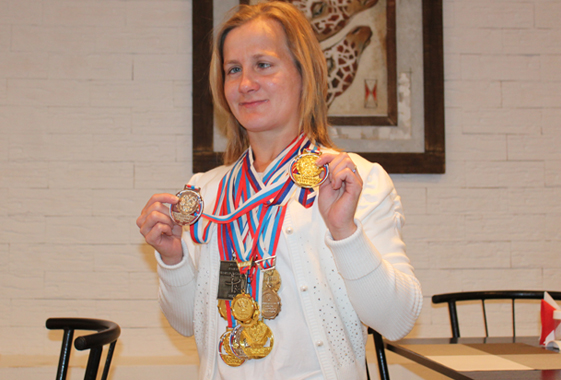 Жительница Вольска стала чемпионкой России в толкании ядра