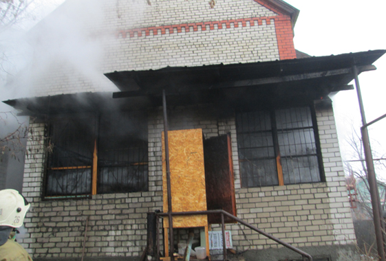У предпринимателя Бадалова в Торговом доме сгорела коптильня
