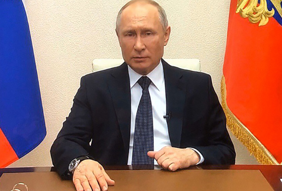 Президент объявил апрель в России нерабочим месяцем