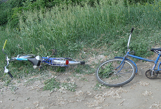 В Вольске 9-летний мальчик на велосипеде протаранил иномарку