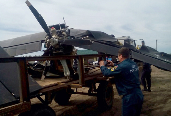 Падение самолета под Вольском расследуют специалисты из Москвы